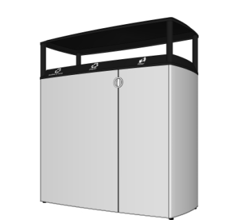 现代垃圾桶su模型