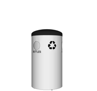 现代垃圾桶su模型