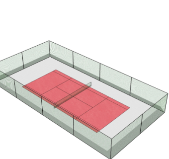 现代球场su模型