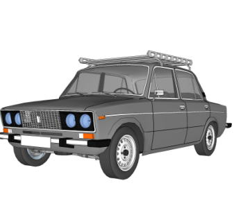 现代汽车su模型