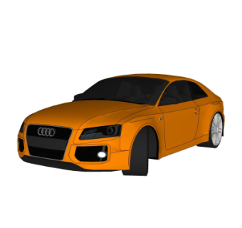 现代汽车su模型