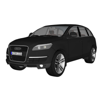 现代汽车su模型