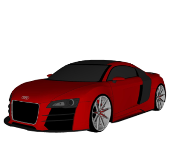 现代汽车su模型