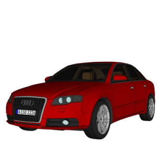 现代汽车su模型