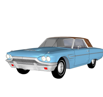 现代汽车su模型