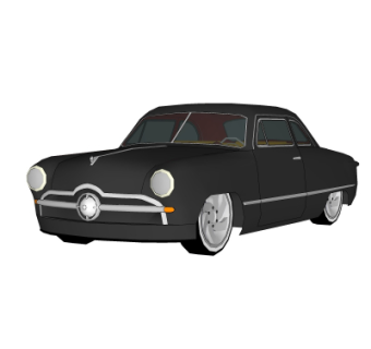 现代汽车su模型