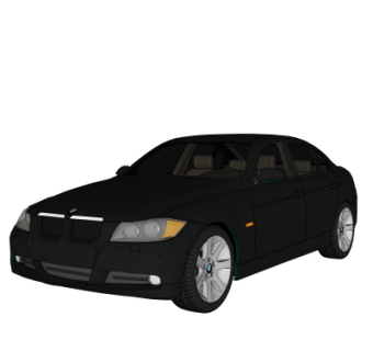 现代汽车su模型