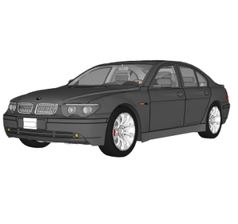 现代汽车su模型