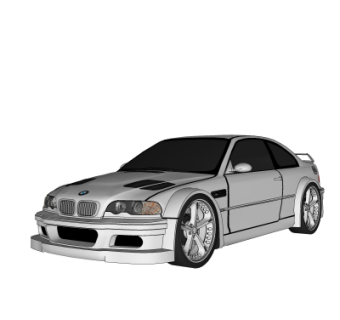 现代汽车su模型