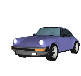 现代汽车su模型