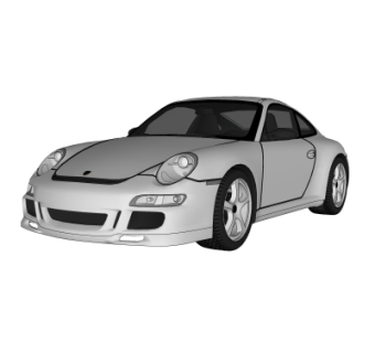 现代汽车su模型