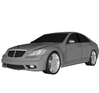 现代汽车su模型