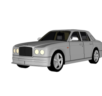 现代汽车su模型