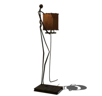 工业风落地灯su模型