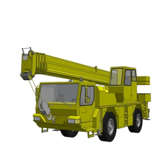 现代吊车su模型