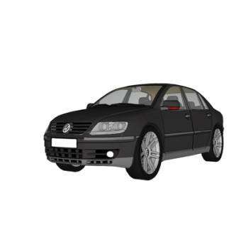 现代大众汽车su模型