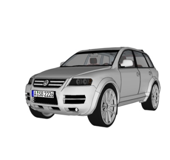 现代大众汽车su模型