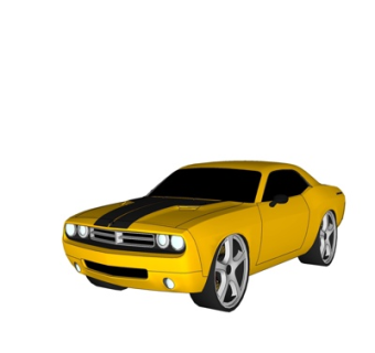 现代雪佛兰汽车su模型