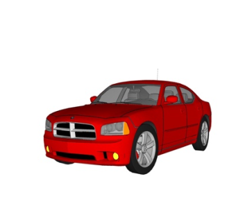 现代道奇挑战者汽车su模型