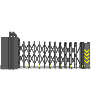 现代学校电动门su模型