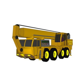 现代吊车su模型