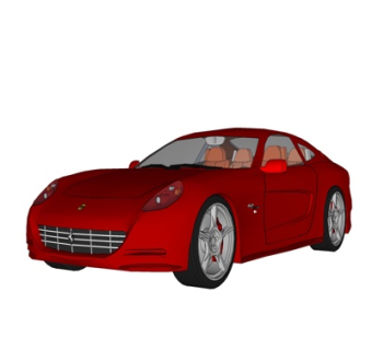 现代法拉利跑车su模型