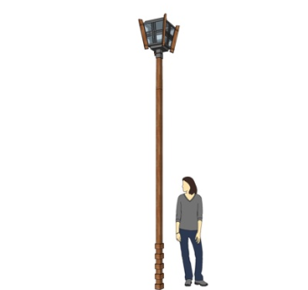 新中式路灯su模型