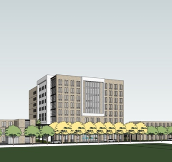 现代办公楼su模型