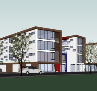 现代办公楼su模型