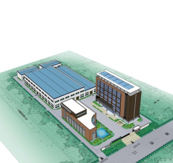 现代工厂规划su模型