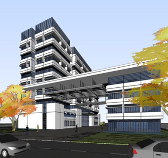 现代办公入口免费su模型