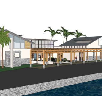 新中式园林景观su模型