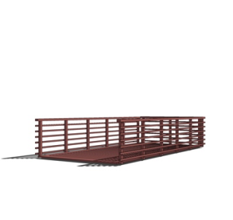 现代观景平台免费su模型