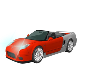 现代跑车su模型