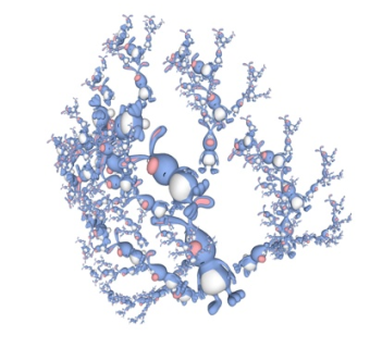 现代玩具兔子su模型