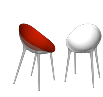 现代单椅su模型