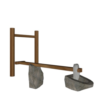 现代园艺小品su模型