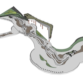 现代道路su模型