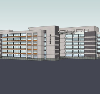 现代实验楼su模型