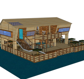 现代商业建筑su模型