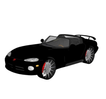 现代跑车su模型