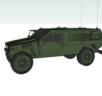 现代汽车su模型
