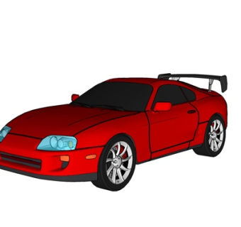 现代汽车su模型