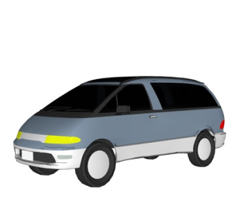 现代汽车su模型