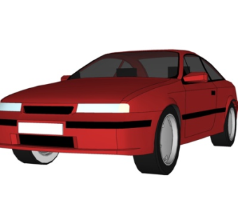 现代汽车su模型