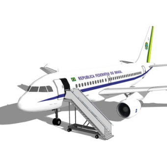 现代飞机su模型