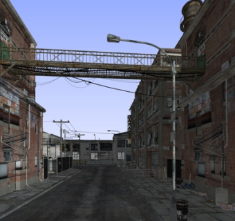 现代烂尾楼su模型