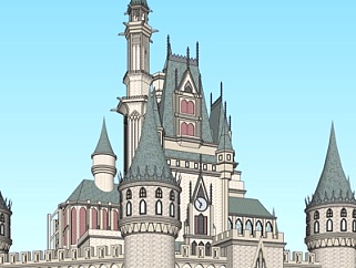 <em>新</em>古典城堡su模型