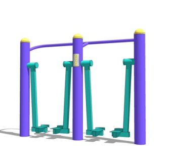 现代儿童游乐设备su模型