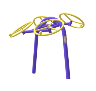 现代儿童游乐设备su模型